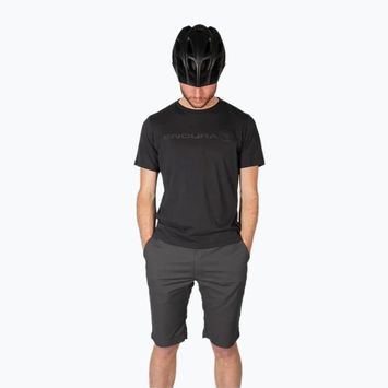 Pánske cyklistické šortky Endura Hummvee Chino W/Liner sivé