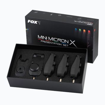 Fox Mini Micron X 4 sada prútov rybárske signály čierna CEI199