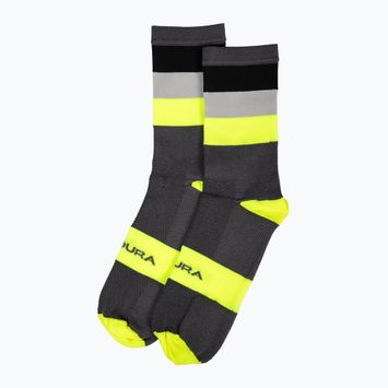 Pánske cyklistické ponožky Endura Bandwidth hi-viz yellow