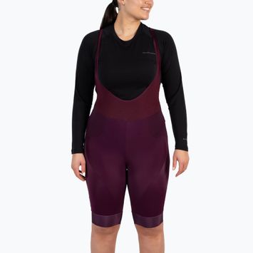 Dámske cyklistické šortky Endura FS260-Pro DS Bibshort aubergine