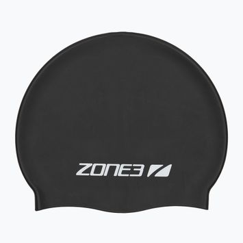 Plavecká čiapka ZONE3 Silicone Swim black