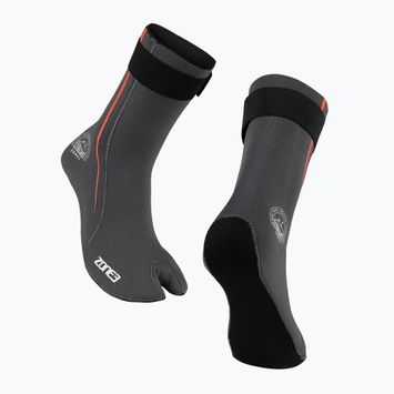 Pánske ponožky Smartwool Performance Hike Light Cushion Striped Mid Crew tmavohnedá/prírodná marl