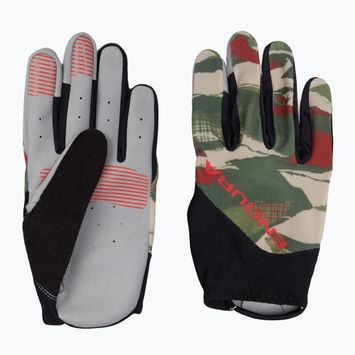 Pánske cyklistické rukavice Endura Hummvee Lite Iconed tweed green