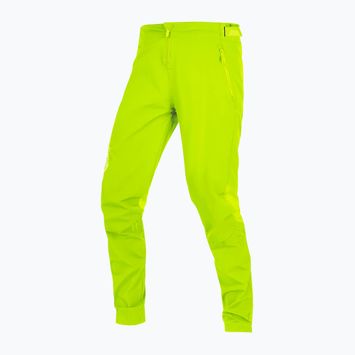 Endura MT500 Burner Lite limetkovo zelené pánske cyklistické nohavice