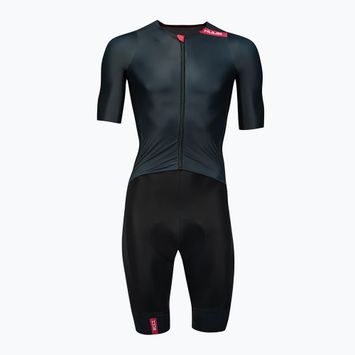 Pánsky cyklistický oblek HUUB Strada Road Speed Suit Smooth Sleeve black/red