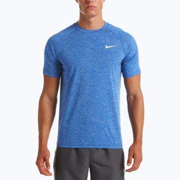 Pánske tréningové tričko Nike Heather navy blue NESSA589-494