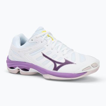 Dámska volejbalová obuv Mizuno Wave Voltage 2 white/patrician purple/quince