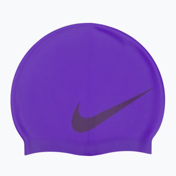 Nike Big Swoosh fialová plavecká čiapka NESS8163-593