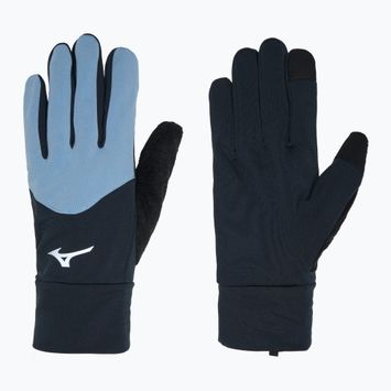 Bežecké rukavice Mizuno Warmalite black / glacier lake
