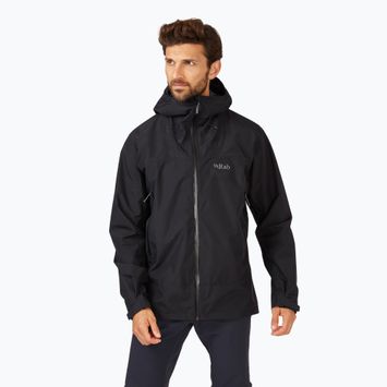 Pánska bunda do dažďa Rab Namche GTX black