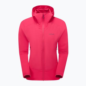 Dámska softshellová bunda Rab Borealis Hoody watermelon