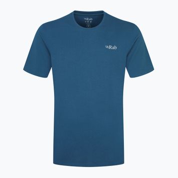 Pánske tričko Rab Stance Mountain Peak tempest blue