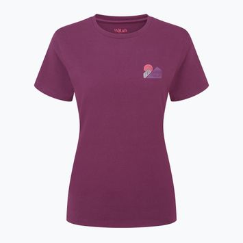 Dámske tričko Rab Tuku Vista Tee mulberry