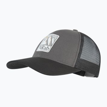 Šiltovka Rab Dihedral Badge graphene/beluga