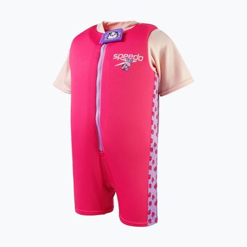 Detský plávajúci oblek Speedo s potlačou ružový 8-1225814683