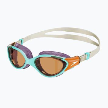 Dámske plavecké okuliare Speedo Biofuse 2.0 marine blue/pumpkin spice/pale tan