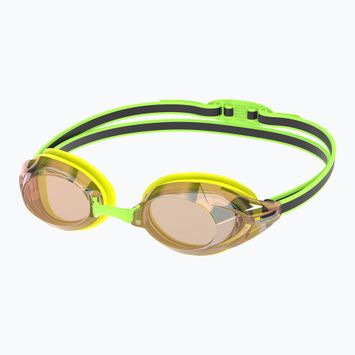 Plavecké okuliare Speedo Vanquisher 3.0 Mirrored hyper yellow/grey/ablaze mirror