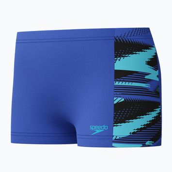 Detské boxerky Speedo HyperBoom Panel Aquashort cobalt pop