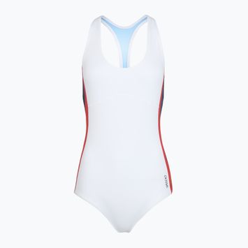 Dámske jednodielne plavky Speedo Jetstream Boyleg bright white
