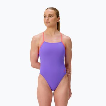 Dámske jednodielne plavky Speedo FL Solid Tie Back indigo glow/picton blue