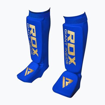 RDX Hosiery Shin Instep Penové chrániče holennej kosti a chodidla modré