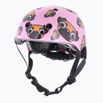 Detská cyklistická prilba Hornit Pug pink/brown