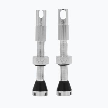 Peaty's X Chris King Mk2 Tubeless Valves PTV2-42-SIL-12 sada presta ventilov Peaty's X Chris King Mk2 Tubeless Valves PTV2-42-SIL-12 šedá 83777