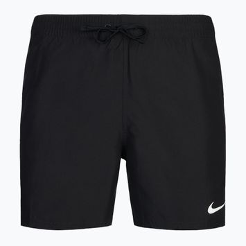 Pánske plavecké šortky Nike Logo Tape 5" Volley black