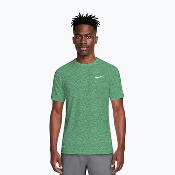 Pánske plavecké tričko Nike Heather Hydroguard malachite