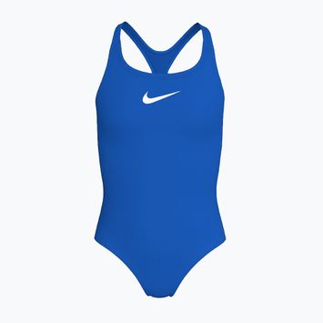 Detské jednodielne plavky Nike Essential Racerback blue crystal