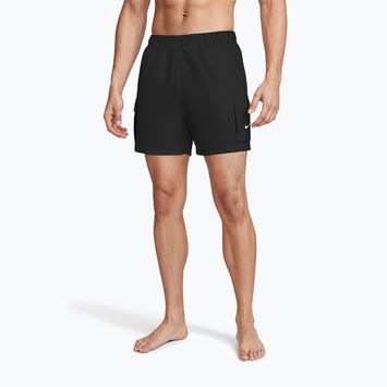 Pánske plavkové šortky Nike Voyage Solid Essential 5" Volley black