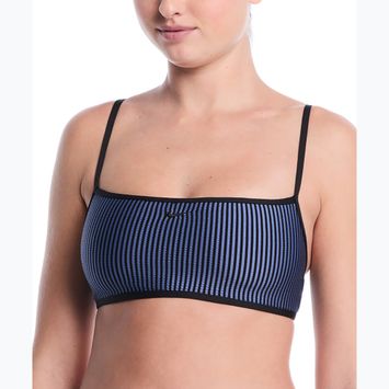 Vrchný diel plaviek Nike Ripple Texture Bralette Classic Bikini slate