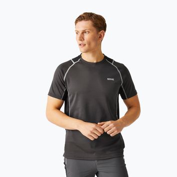 Pánske tričko REGATTA Virda IV ash/black