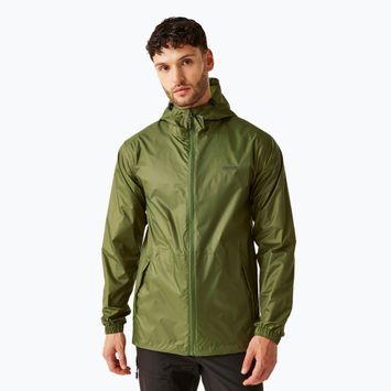 Pánska bunda do dažďa REGATTA Pack-It III nephrite green