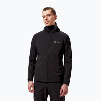 Pánska softshellová bunda Berghaus Skelbo black