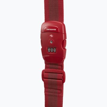 Popruh na batožinu Samsonite Luggage Strap/Tsa Lock red