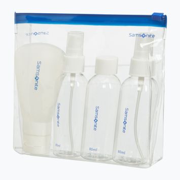Sada cestovných fliaš Samsonite 4 ks translucent
