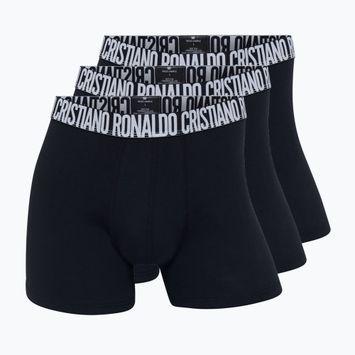Pánske boxerky CR7 Basic Trunk 3 pack black