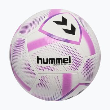 Futbalová lopta Hummel HML Aerofly Light 290 white/purple veľ.  3