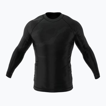 SMMASH Murk black RSO3 pánsky rashguard s dlhým rukávom