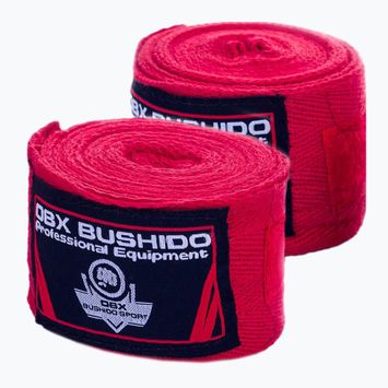 Boxerské bandáže DBX BUSHIDO červené ARH-100011-RED