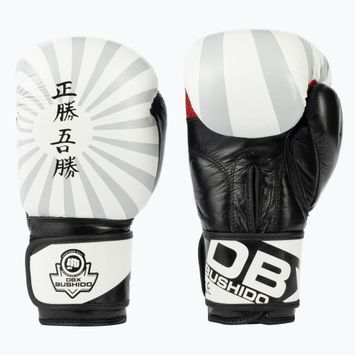 Sparingové boxerské rukavice Bushido "Japan" biele B-2v8