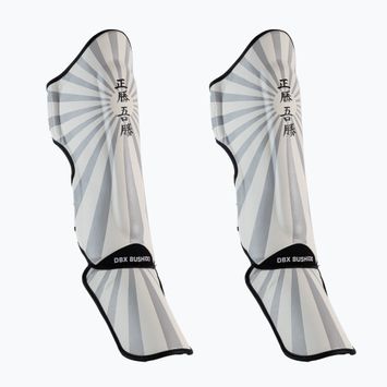 Chrániče holennej kosti a chodidla Bushido 'Japan' biele Sp-10V3-XL
