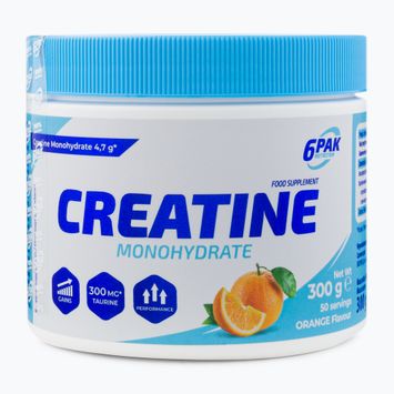 Kreatín monohydrát 6PAK kreatín 300g oranžový PAK/243