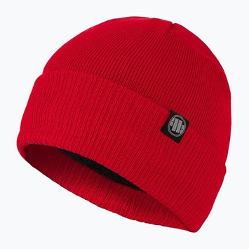 Pitbull West Coast zimná čiapka s malým logom červená