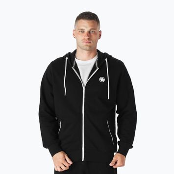 Pánska mikina Pitbull West Coast Hooded Zip Small Logo Terry Group black