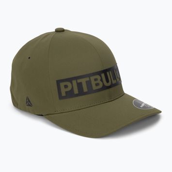 Pitbull West Coast Pánska čiapka ,,Hilltop" Stretch Fitted olive
