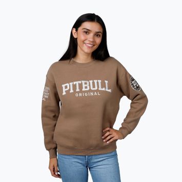 Dámska mikina Pitbull Tyrian Crewneck coyote brown