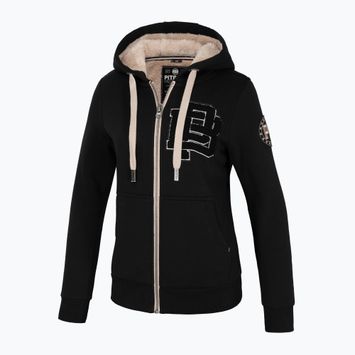 Dámska mikina Pitbull Sherpa Ruffina Hooded Zip black