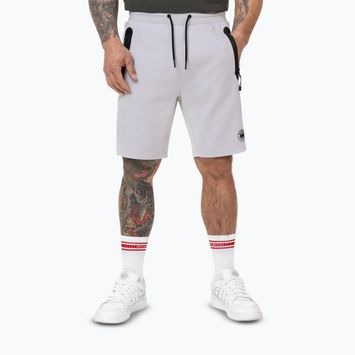 Pitbull Dogwood Sport pánske šortky white/blue